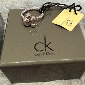 Calvin Klein Silver Women's spin Ring size 7